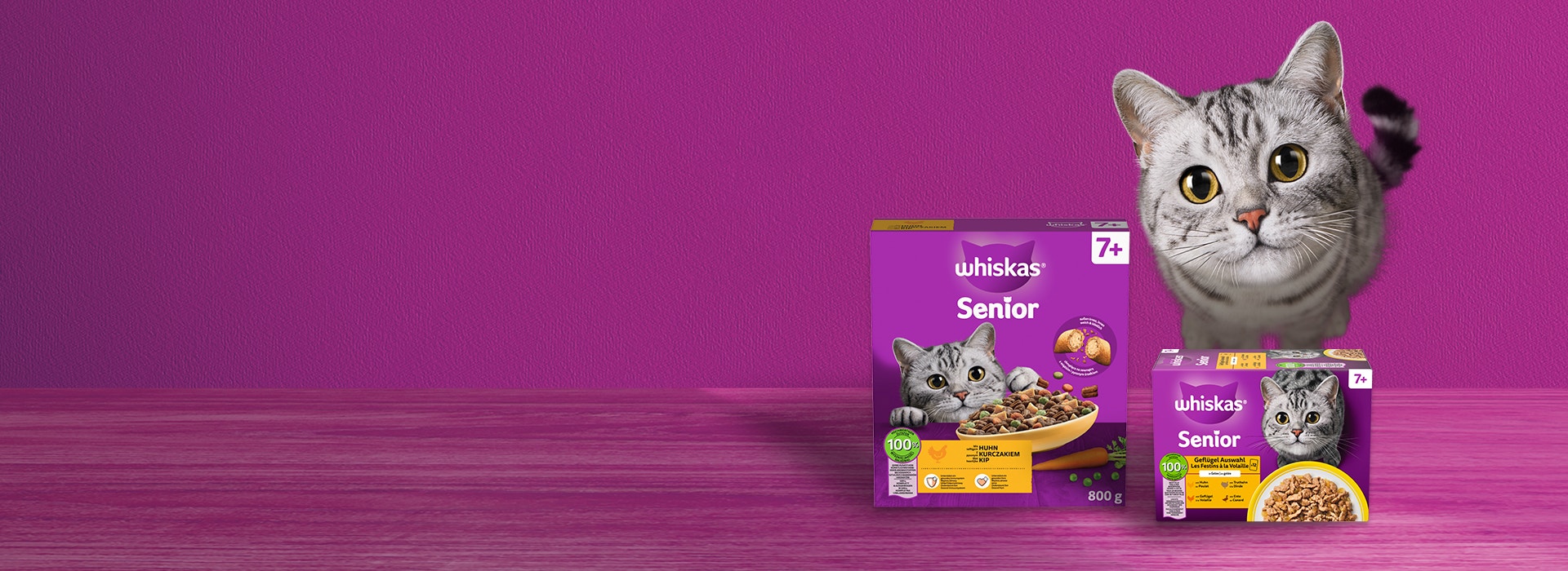 Katzenfutter für ältere Katzen (7+ Jahre)