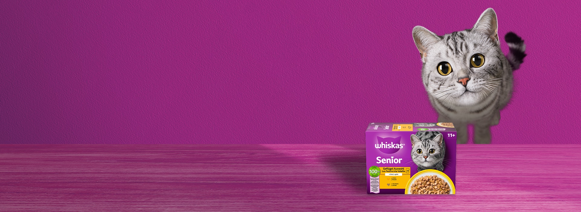 Katzenfutter für ältere Katzen (11+ Jahre)