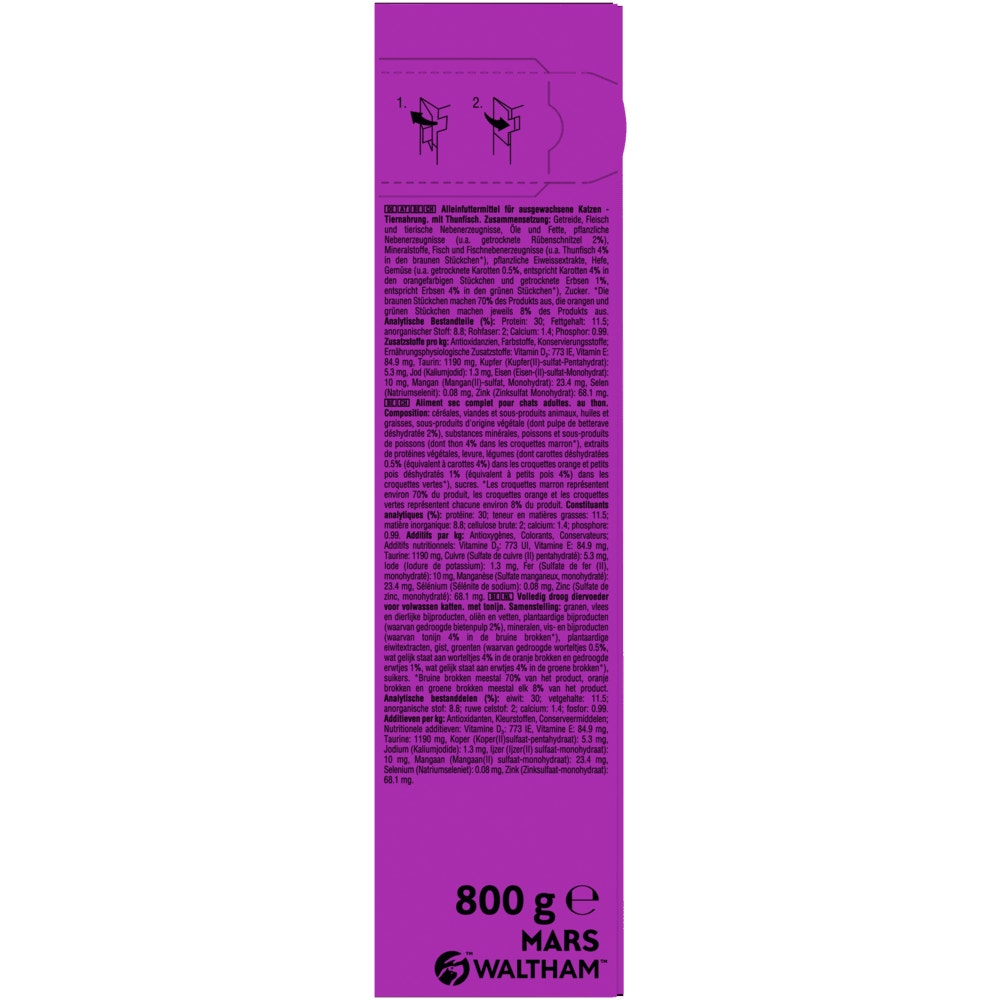 WHISKAS® 1+ Thunfisch, Trockenfutter, 800g, 1,9, 3,8 & 7kg - 4