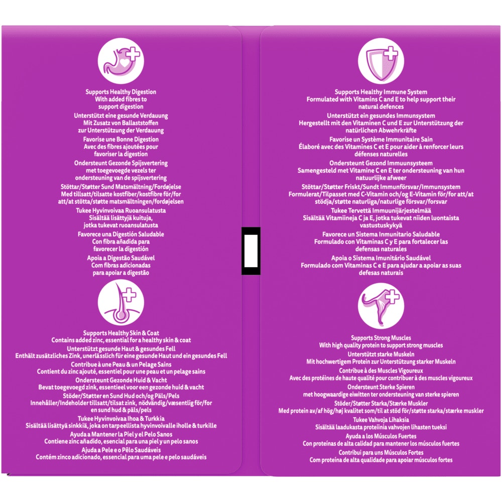 WHISKAS® 1+ Gemischte Auswahl 4 Varietäten in Gelee, Multipack 40 x 85g - 2