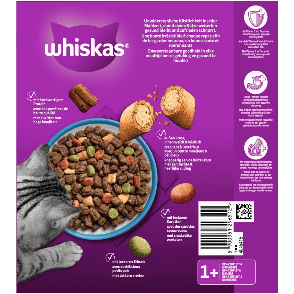 WHISKAS® 1+ Thunfisch, Trockenfutter, 800g, 1,9, 3,8 & 7kg - 3