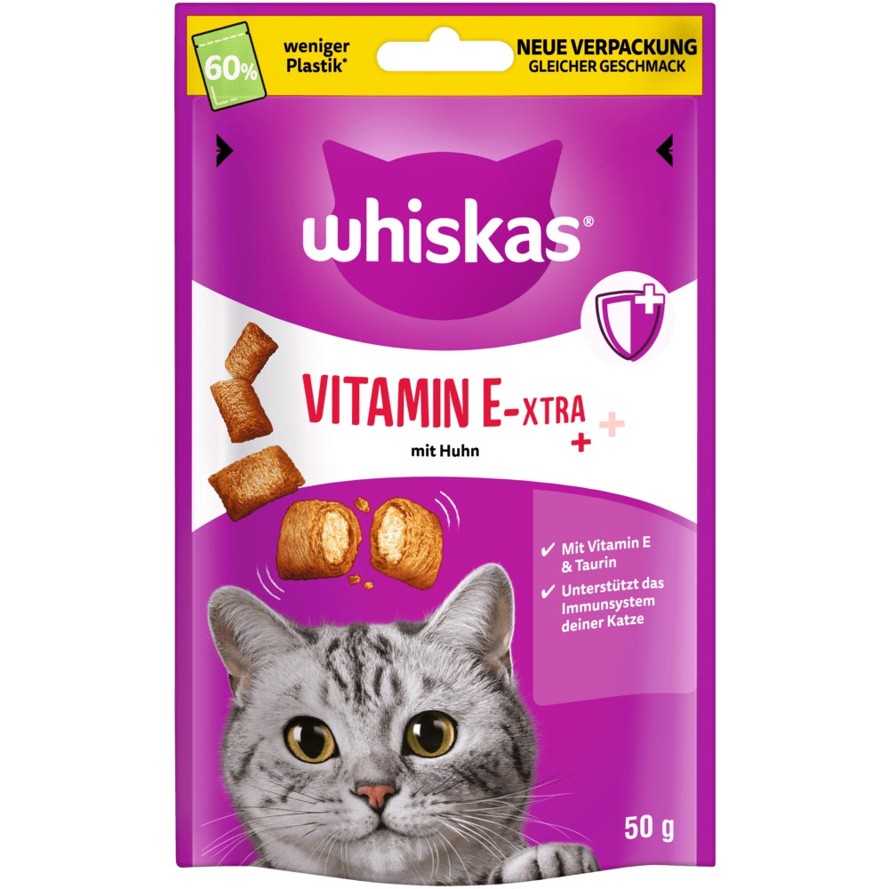 WHISKAS® VITAMIN E-XTRA Huhn, 50g - 1