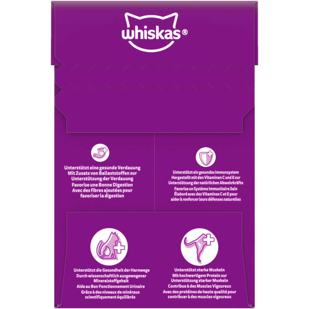 WHISKAS® 7+ Klassische Auswahl in Sauce, Multipack 12 x 85g - 3