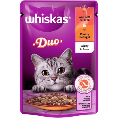 Duo Rind & Geflügel in Gelee, Nassfutter